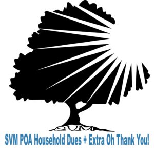 Household SVM POA Yearly Dues + Extra Oh Thank You!
